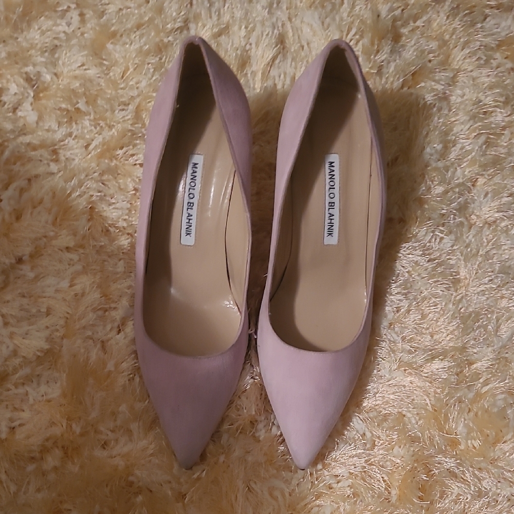 Manolo Blahnik Soft Pink Heels